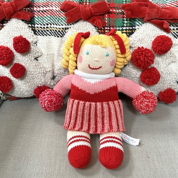 Zubels Cheerleader Knit Doll - Picture 1 of 9